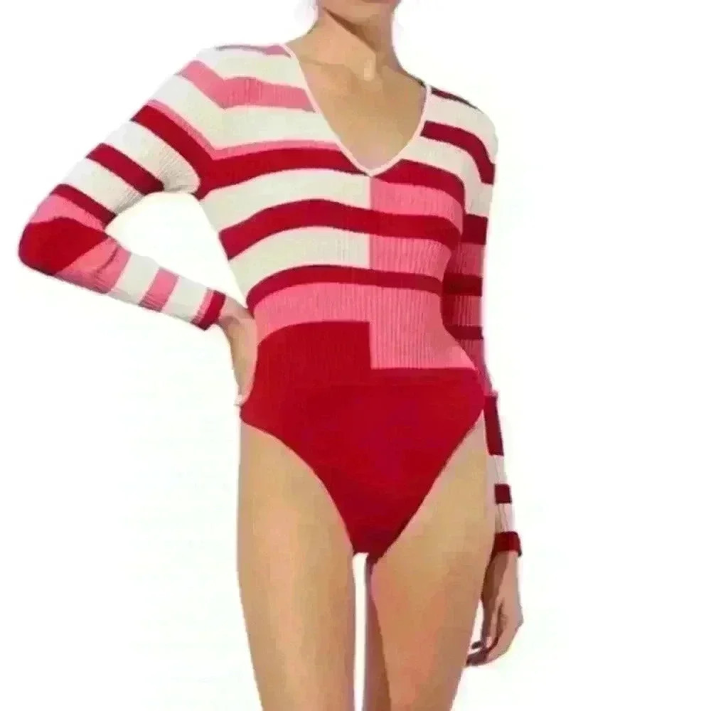 Solid & Striped Michelle BodySuit Medium NWT Medium